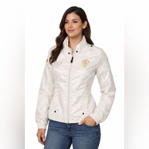 Ferrari Puma  Lightweight Synthetic White Jacket